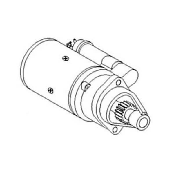 Aftermarket TS1035 12V CW Starter Motor Fits Massey Ferguson 85 88 Super 90 1107728 - main